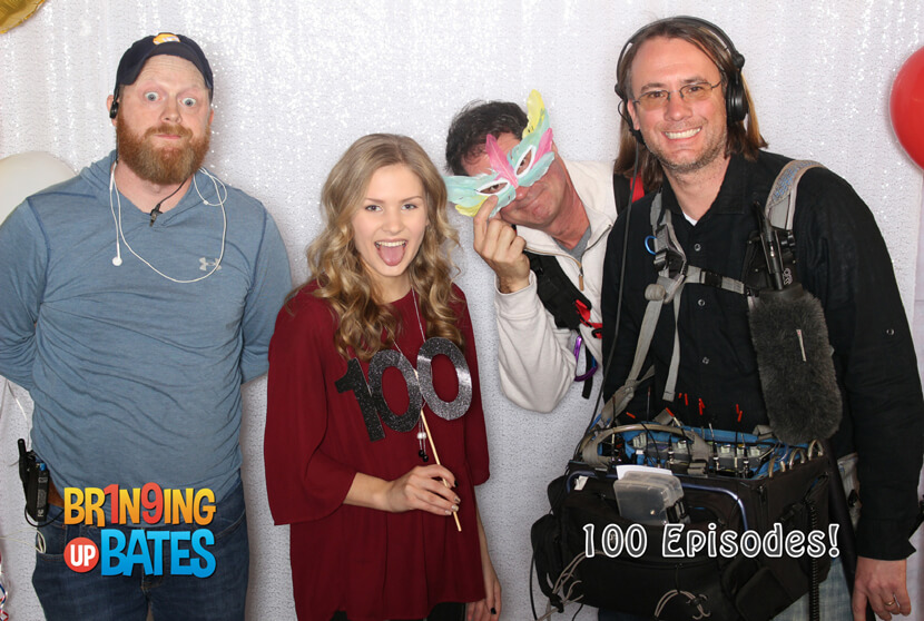 Katie Bates and Bringing Up Bates crew  - Bringing Up Bates 100th Episode