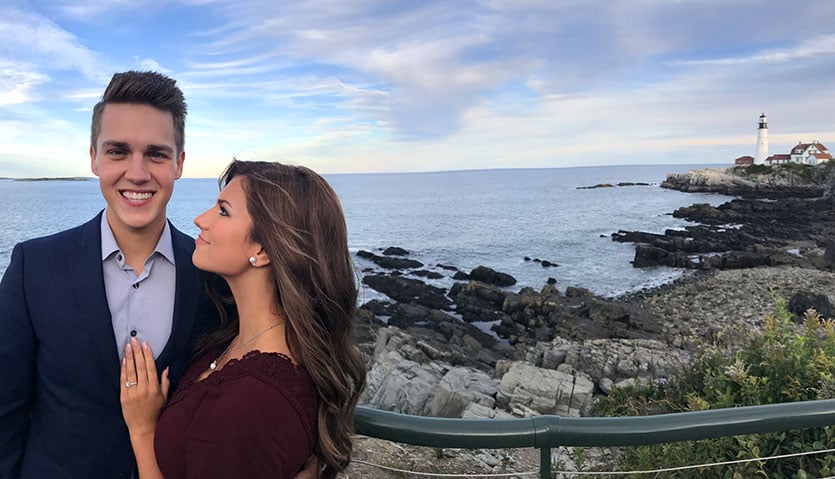 Carlin Bates and Evan Stewart are Engaged! View photos of the proposal!