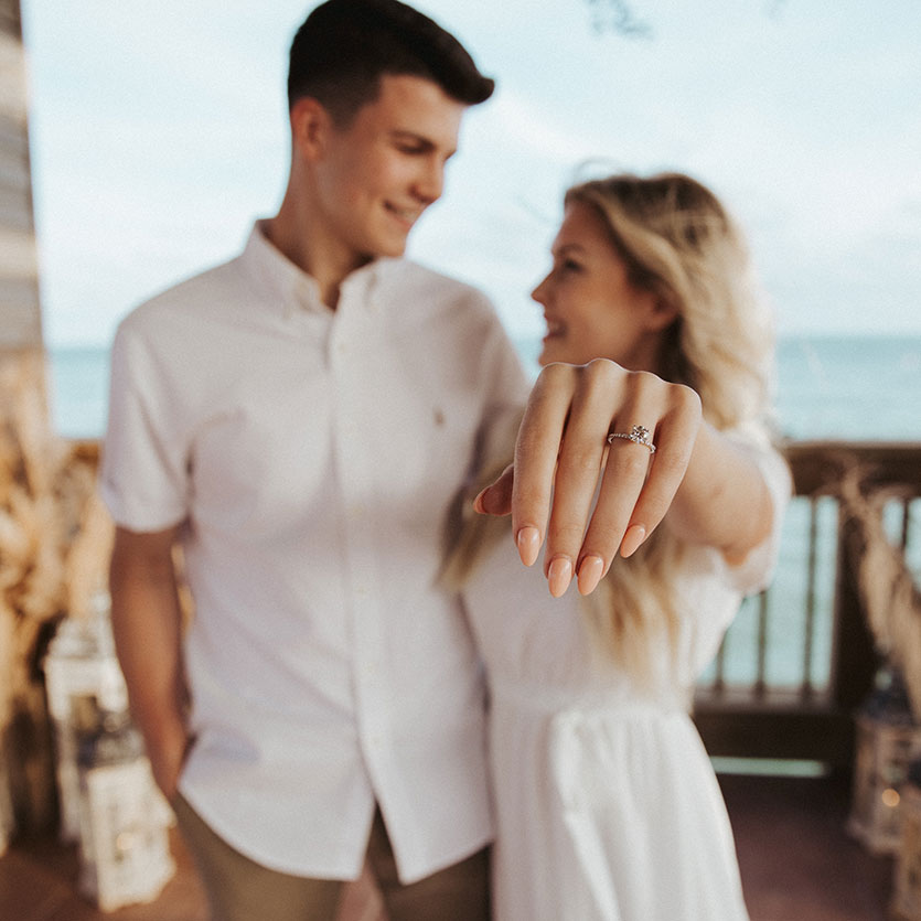 Travis Clark and Katie Bates are engaged!